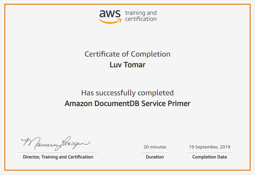 AWS ADSP